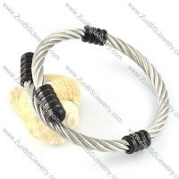Stainless Steel Rope Bracelet - b000271