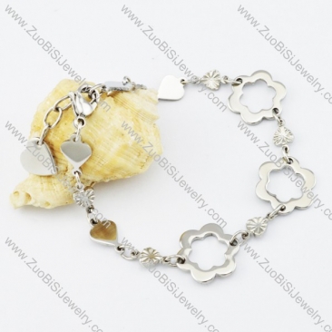 Stainless Steel Flower bracelet - b000532