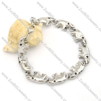 Stainless Steel Elephant Bracelet -b000602