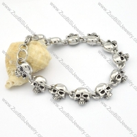Stainless Steel Skull Bracelet -b000606