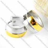 Gold and Silver Polishing Stainless Steel Earring - e000026