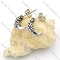 Stainless Steel Dragon's Claw Earrings -e000135