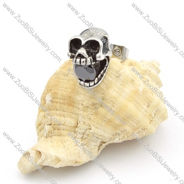 Stainless Steel Skull Earrings -e000142