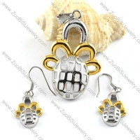 Pomegranate Stainless Steel jewelry set-s000047