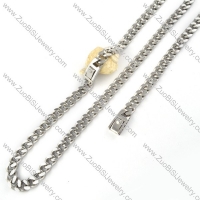 Silver Stainless Steel Link Chain Matching Jewelry -s000166