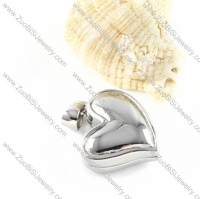 316L Stainless Steel Heart Pendant - p000120