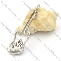 Stainless Steel Guitar Pendant for Rock fans -p000332