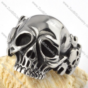 Spanner Skull Stainless Steel ring - r000093