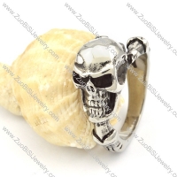 Stainless Steel Skull Ring - r000327