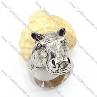 Stainless Steel The horse Ring - r000341