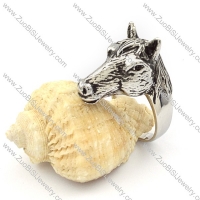 Stainless Steel The horse Ring - r000342