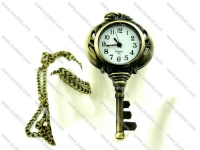 Vintage Bronze Key Pocket Watch Chain - PW000065-1