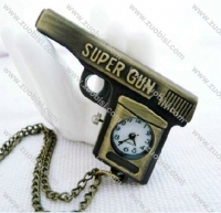 Vintage Pistol Pocket Watch -PW000310