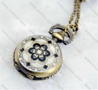Antique Bronze Plum Blossom Pocket Watch -PW000311