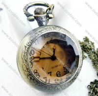 Tea Brown Facted Pocket Watch Chain -PW000343