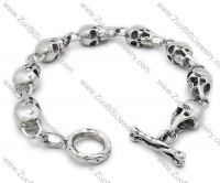 Stainless Steel Skull Bracelet -JB010007