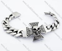 Stainless Steel Cross Bracelet -JB010019