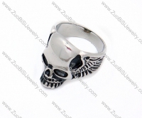 Stainless Steel Skull Ring -JR010007