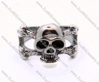 Stainless Steel Skull Ring -JR010020