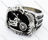 Stainless Steel Motorcycle Ring for Bikers -JR010200