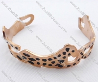Stainless Steel The leopard pattern Bracelet -JB050019