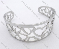 Stainless Steel Heart-shaped Bracelet -JB050074