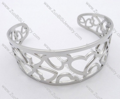 Stainless Steel Heart-shaped Bracelet -JB050074