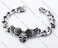 Stainless Steel Skullb Bracelet - JB050315