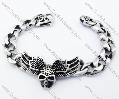 Stainless Steel Skullb Bracelet - JB050315