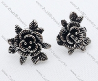 China Rose Stainless Steel earring - JE050026