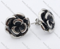 Monthly Rose Stainless Steel earring - JE050028