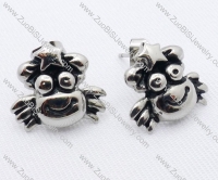 Stainless Steel Cancer Earring - JE050053