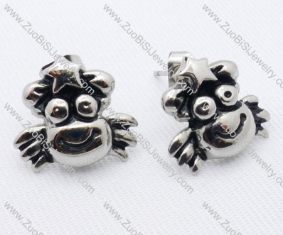 Stainless Steel Cancer Earring - JE050053