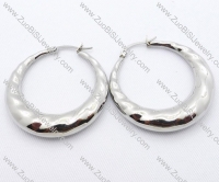 Shiny Stainless Steel earring - JE050082