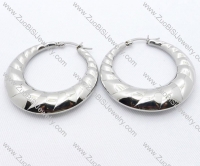 Slippery Stainless Steel earring - JE050084
