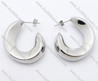 Crescent Stainless Steel earring - JE050098