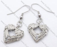 Antique Heart Stainless Steel earring - JE050130