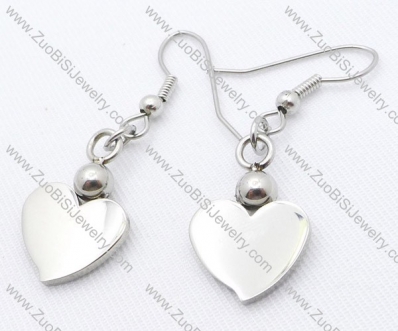 Peach Heart Stainless Steel earring - JE050132