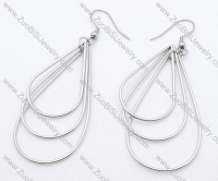 Three Lines Stainless Steel earring - JE050140