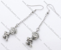 Female Mouse Stainless Steel earring - JE050150