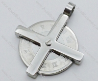 Stainless Steel Cross Pendant -JP050470