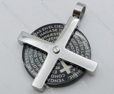 Stainless Steel Cross Pendant -JP050473