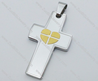 Stainless Steel Cross Pendant -JP050476