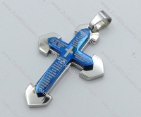 Stainless Steel Cross Pendant -JP050487