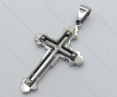 Stainless Steel Cross Pendant -JP050500