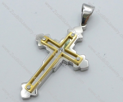 Stainless Steel Cross Pendant -JP050502
