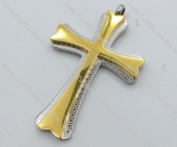 Stainless Steel Cross Pendant -JP050504