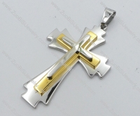 Stainless Steel Cross Pendant -JP050507