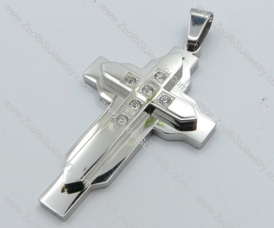 Stainless Steel Cross Pendant -JP050514