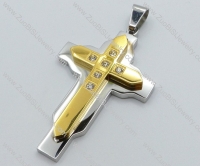 Stainless Steel Cross Pendant -JP050515